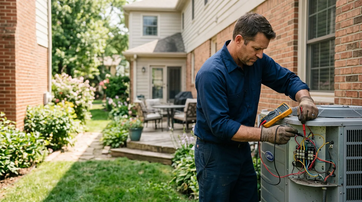 HVAC technician working near Westport, CA